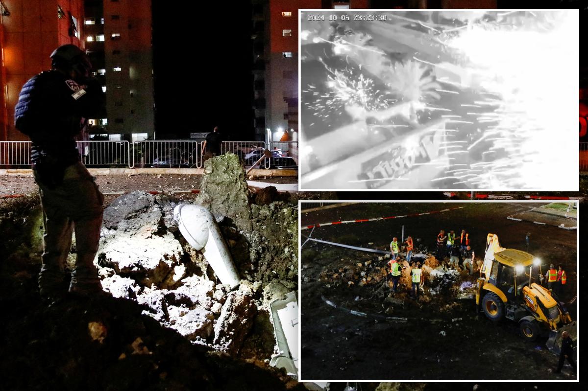 Hezbollah rockets hit Israel&rsquo;s Haifa in first direct attack on the city on anniversary of Oct. 7 attacks